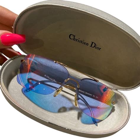 dior sunglasses 2000|vintage dior rimless sunglasses.